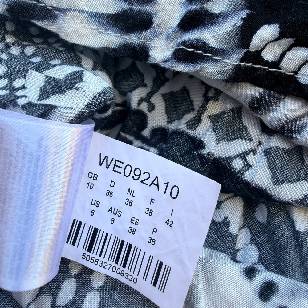 Joe Browns Black & White Boho Maxi Dress — Size 6 - Picture 11 of 12